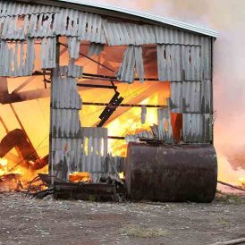 Wildfire on the Homestead